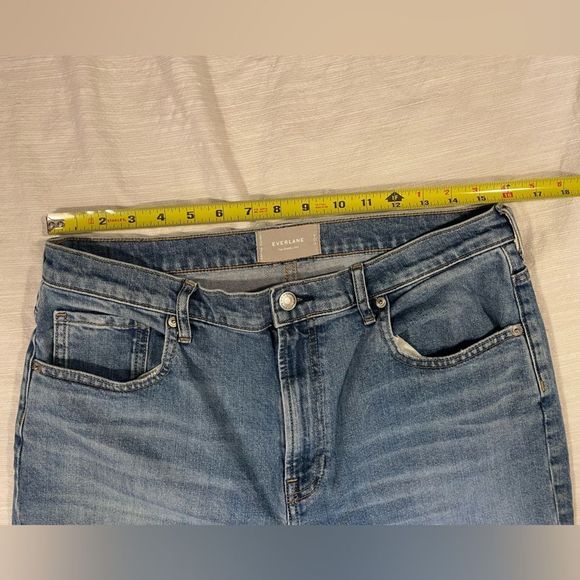 Everlane Japanese Denim Cheeky Jean - Size 32 crop - Picture 7 of 14
